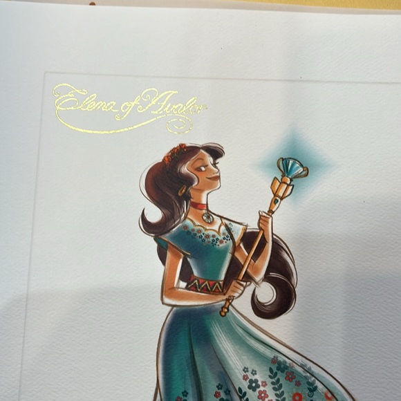 Elena of Avalor limited edition art work and box - NEW - Picture 6 of 10